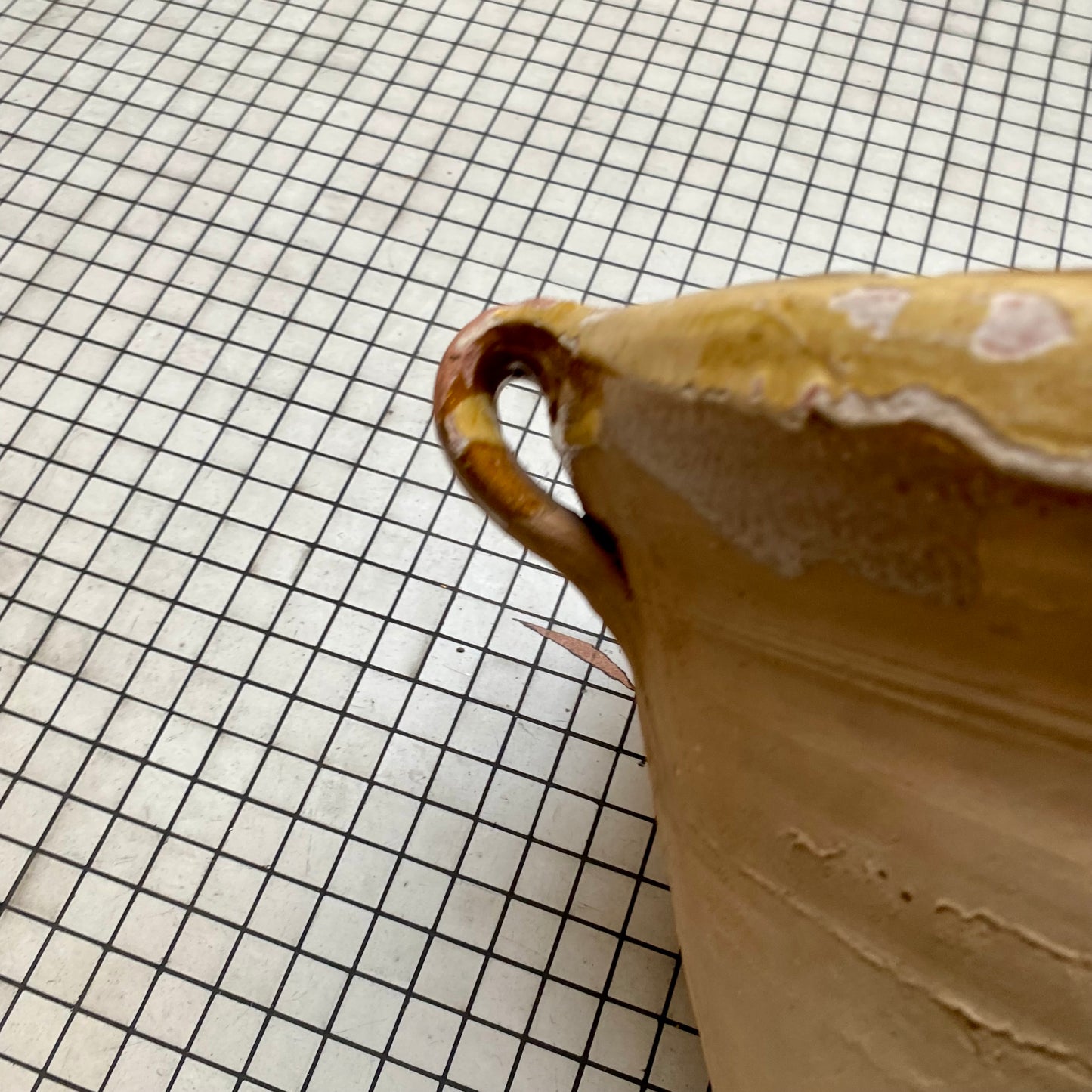 Antique French Provençal Tian Bowl – Yellow