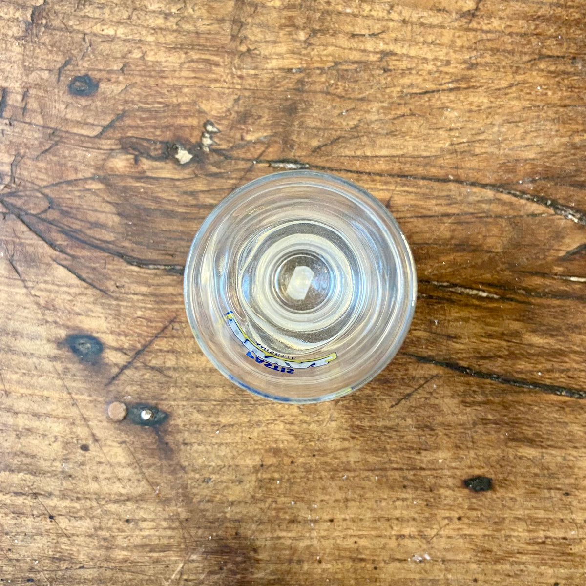 Vintage French Pastis Duval Glass