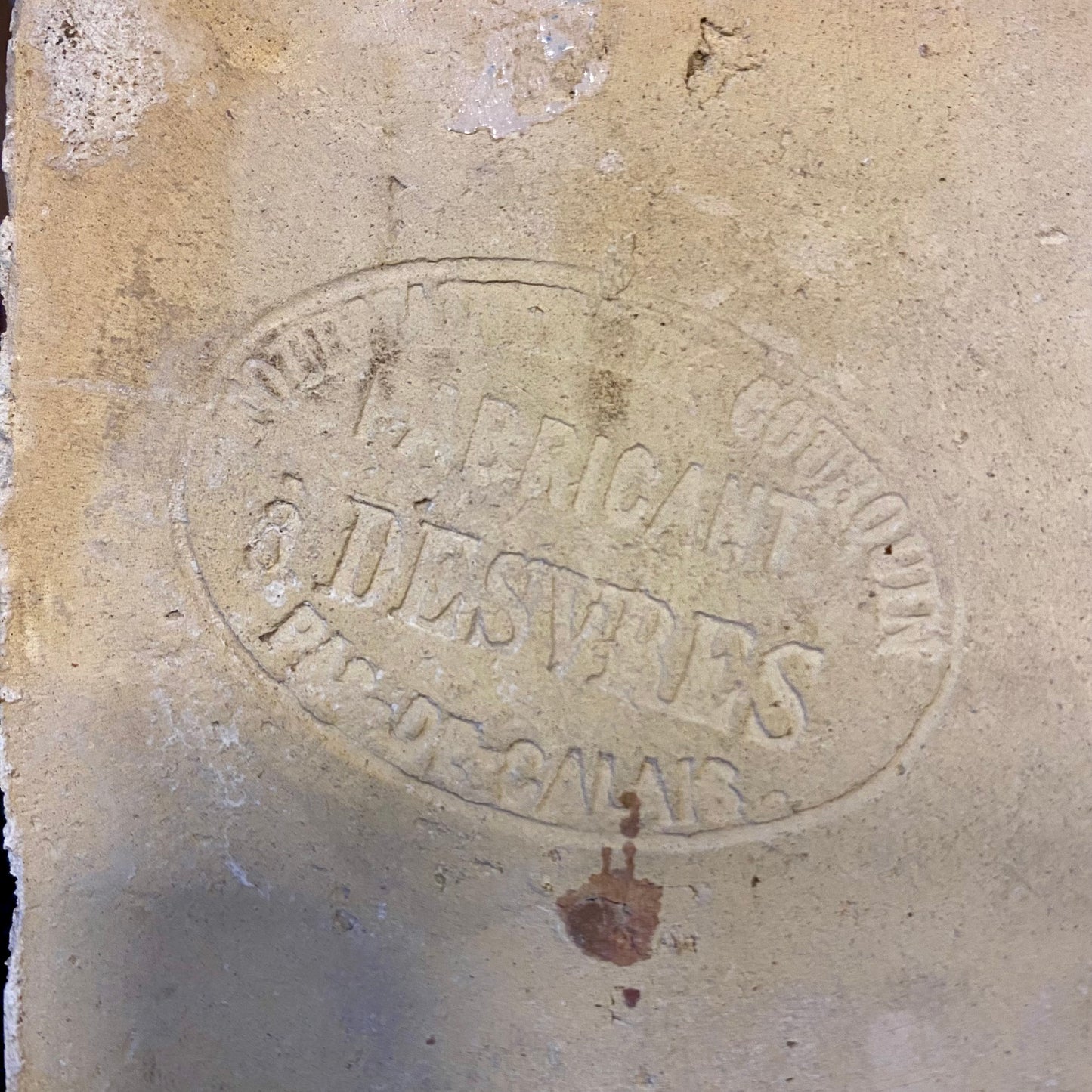 Vintage Set of 5 French Desvres Tiles