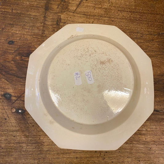 Creil & Montereau Pearled Soup Bowl – Antique French Porcelain