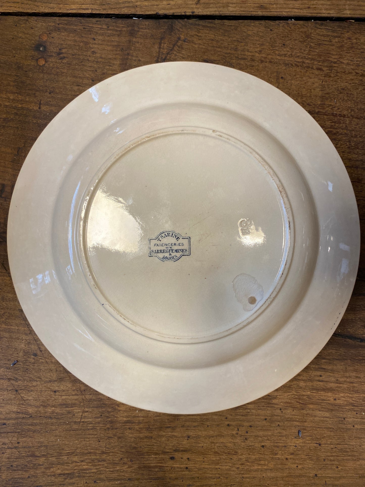 Vintage Sarreguemines & Digoin “Tsarine” Plate