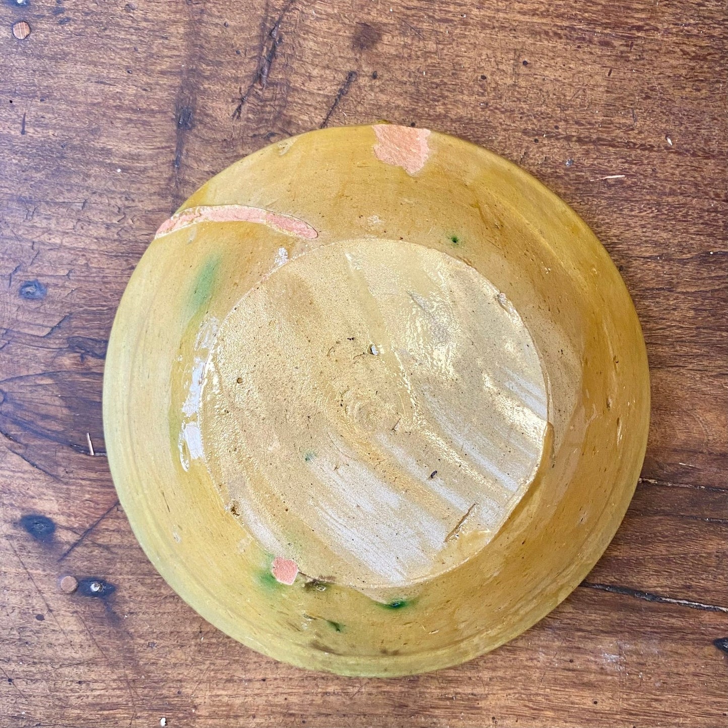 Vintage Provençal Glazed Bowl – 25 cm