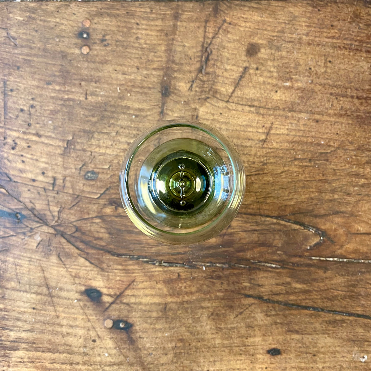 Vintage Alsace Rieslingglas – Grönt Skaft
