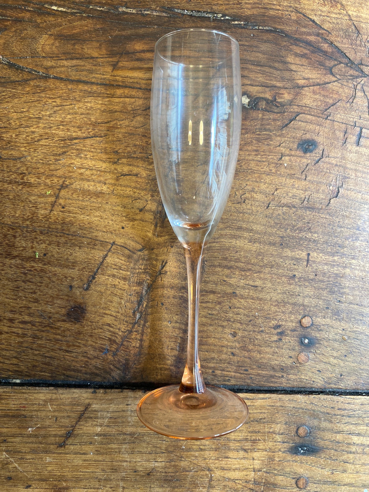 Blush Pink Champagne Flute