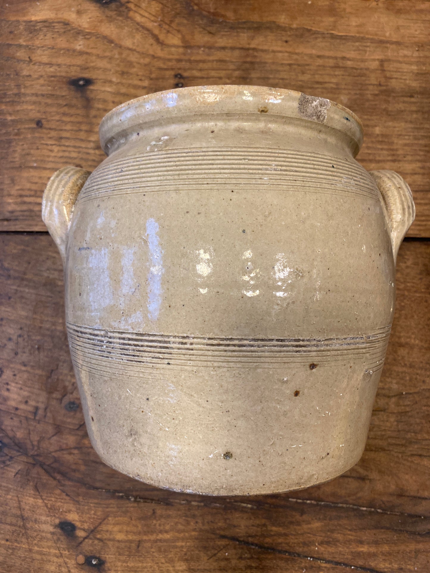 Vintage French Stoneware Jar