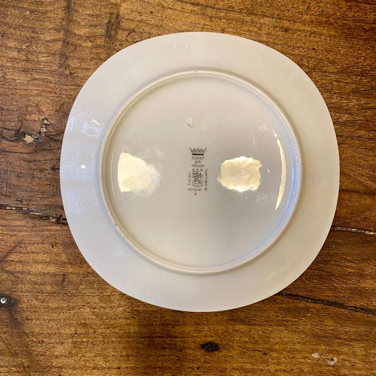 Vintage Berry Haute Porcelaine Dessert Plate – French Cheese Motif