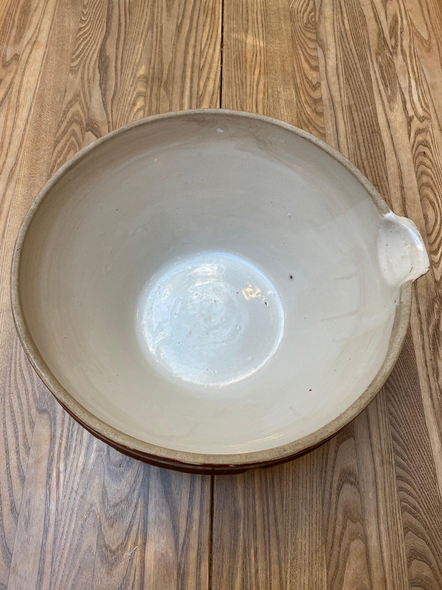 Large Vintage French Mixing Bowl