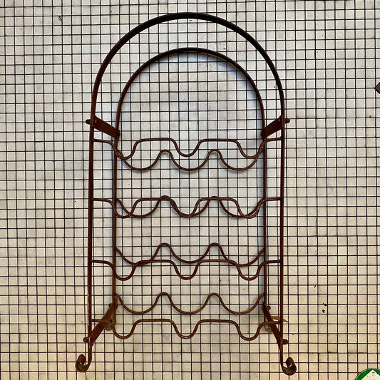Vintage French Wine Bottle Rack