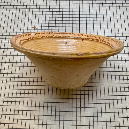 Spanish Terracotta Bowl - Vimtage Pottery
