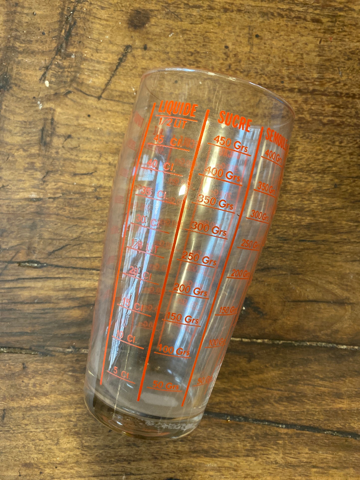French Measuring Glass