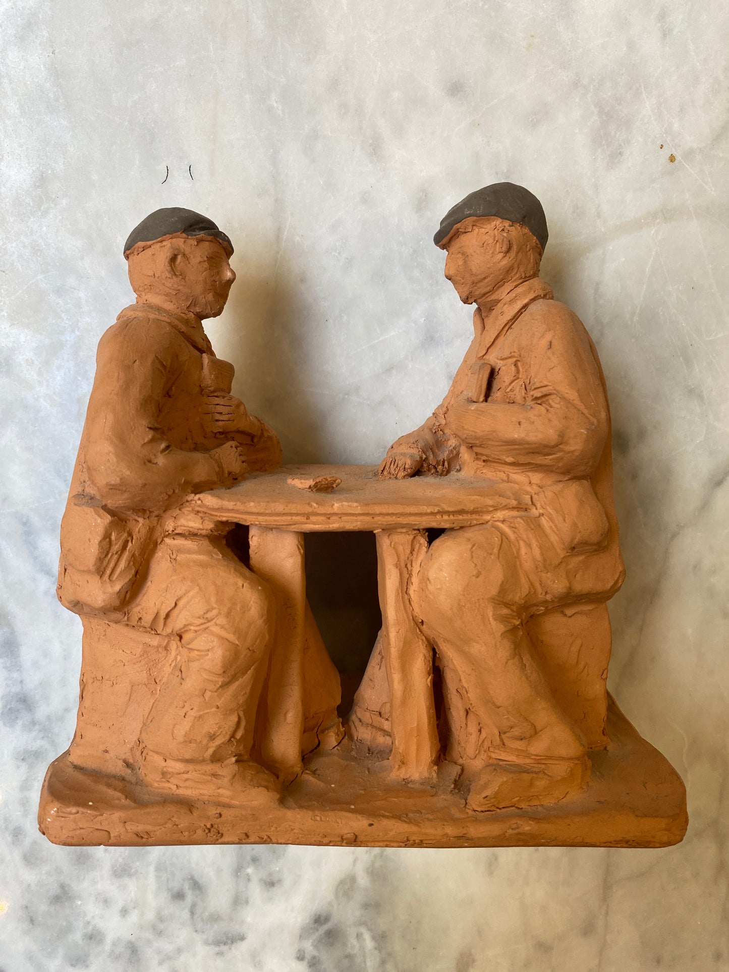 Terracotta Sculpture-Card players