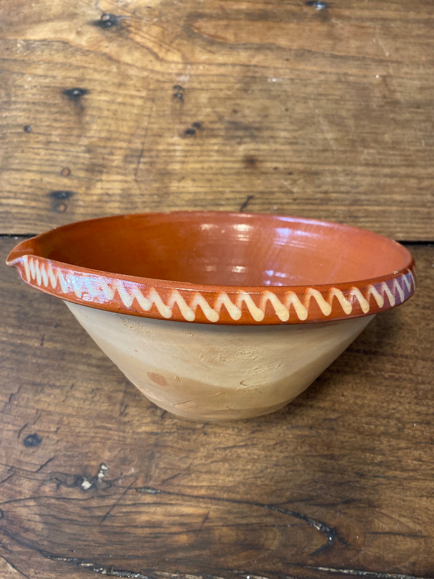 Traditional Burgundy Mixing Bowl
