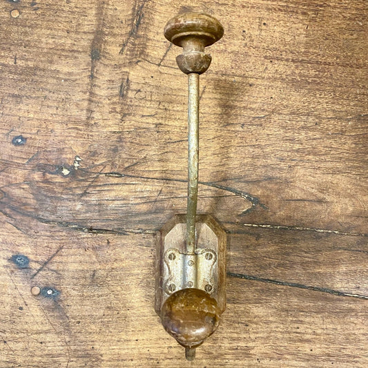 Vintage wooden wall hook