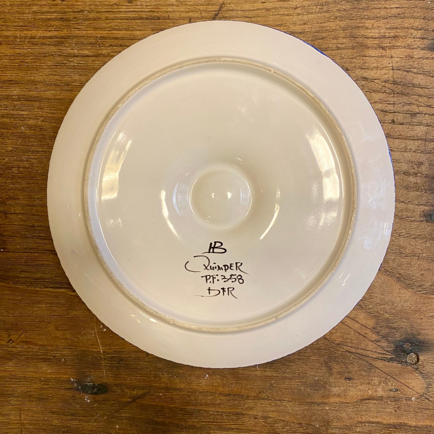 Vintage Oyster Plate - Quimper