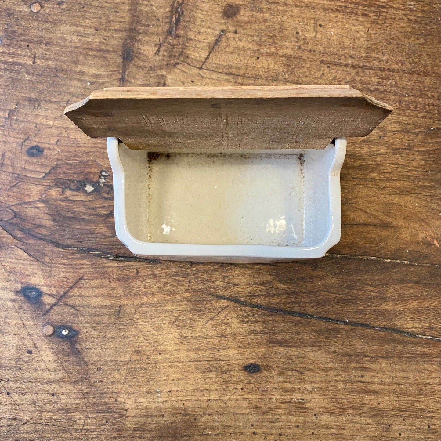 French vintage wall-mounted match holder