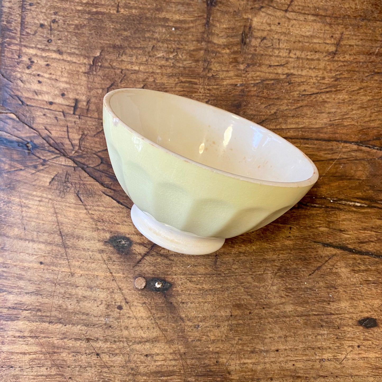 Vintage French Café au Lait Bowl – Pale Green