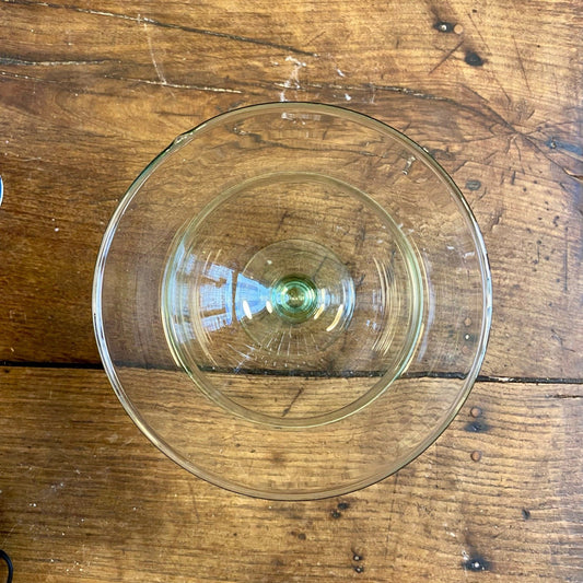 Vintage Clear Glass French Vase – 30 cm
