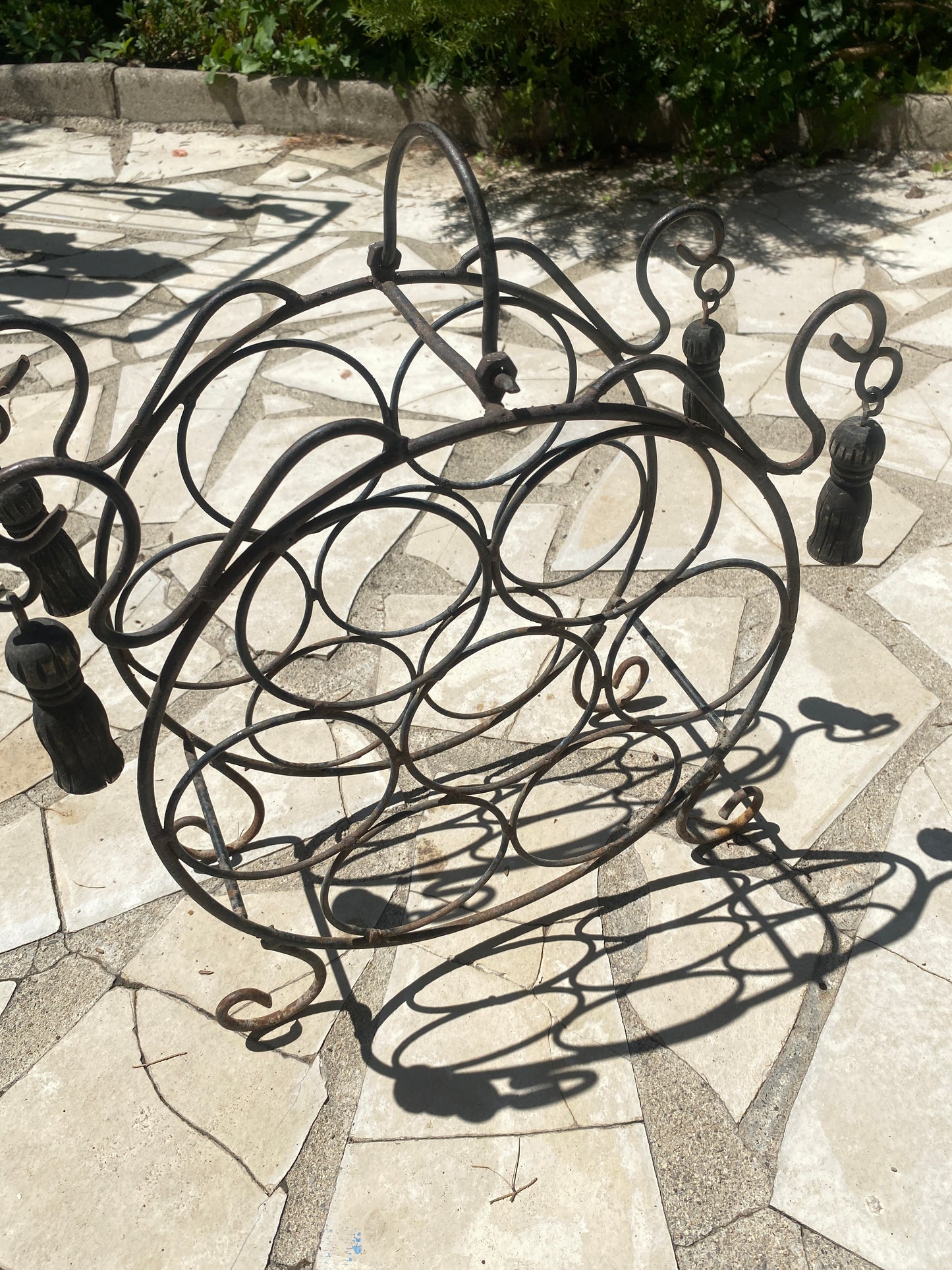 Vintage French Wine Rack