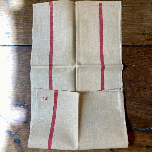 French Vintage Linen Tea Towel