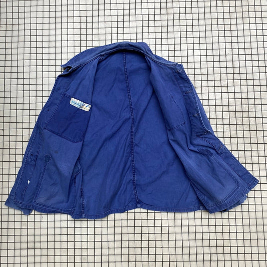 French Vintage Workwear Jacket – SolidA – Size 44
