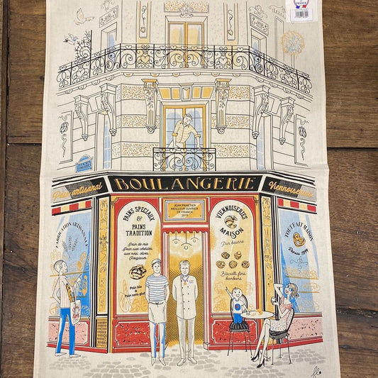 Pattern: Boulangerie Kitchen Towel – Made in France – Curiosité Göteborg | Fransk vintageinredning från Curiosité