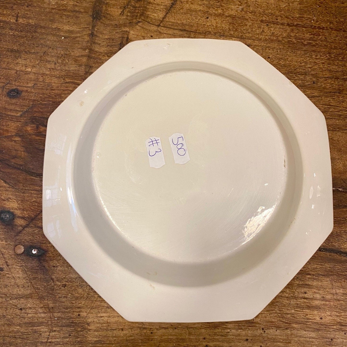 Creil & Montereau Pearled Soup Bowl – Antique French Porcelain