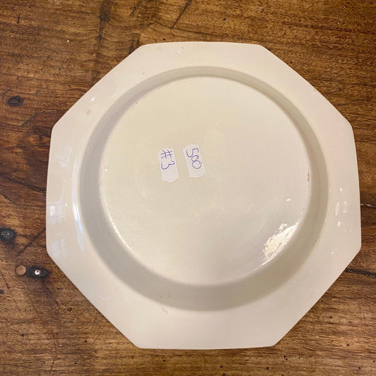 Creil & Montereau Pearled Soup Bowl – Antique French Porcelain