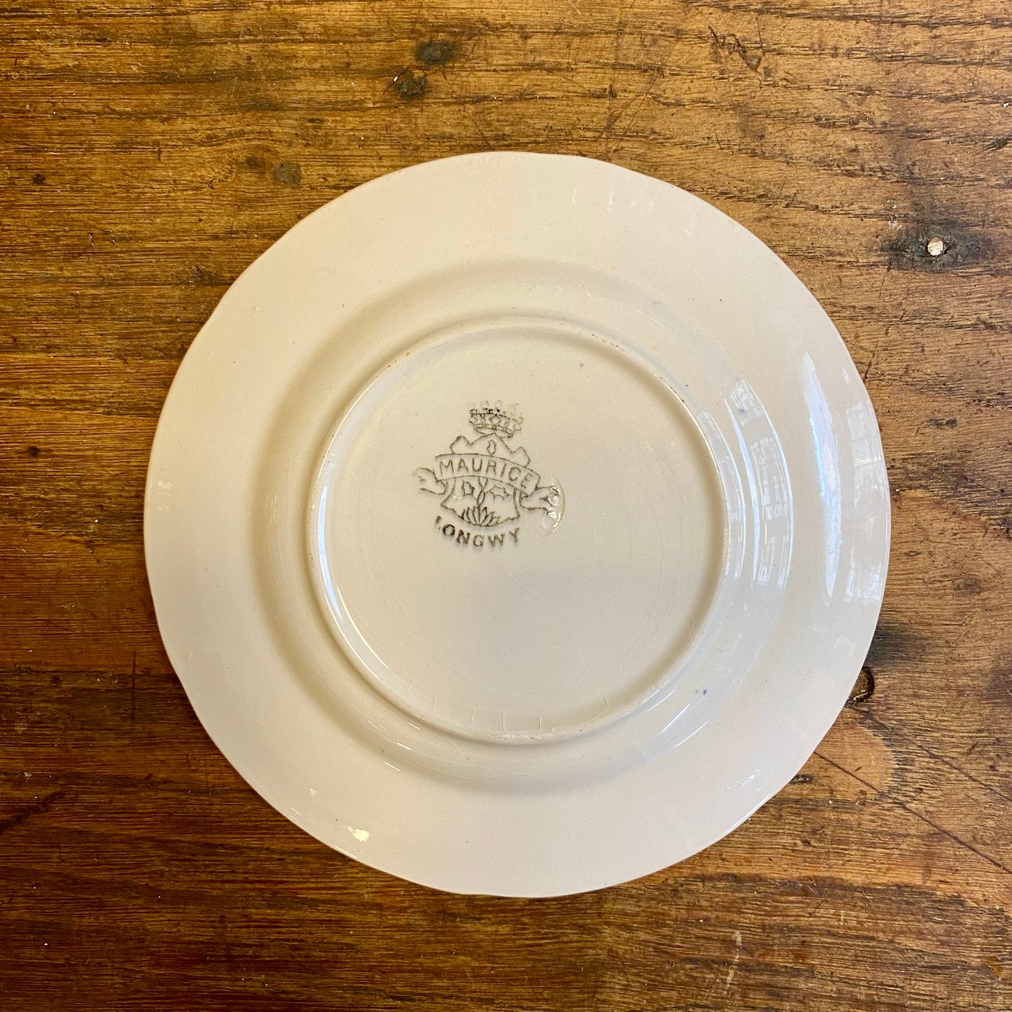 Vintage Longwy “Maurice” Dessert Plate – Fruit Motif
