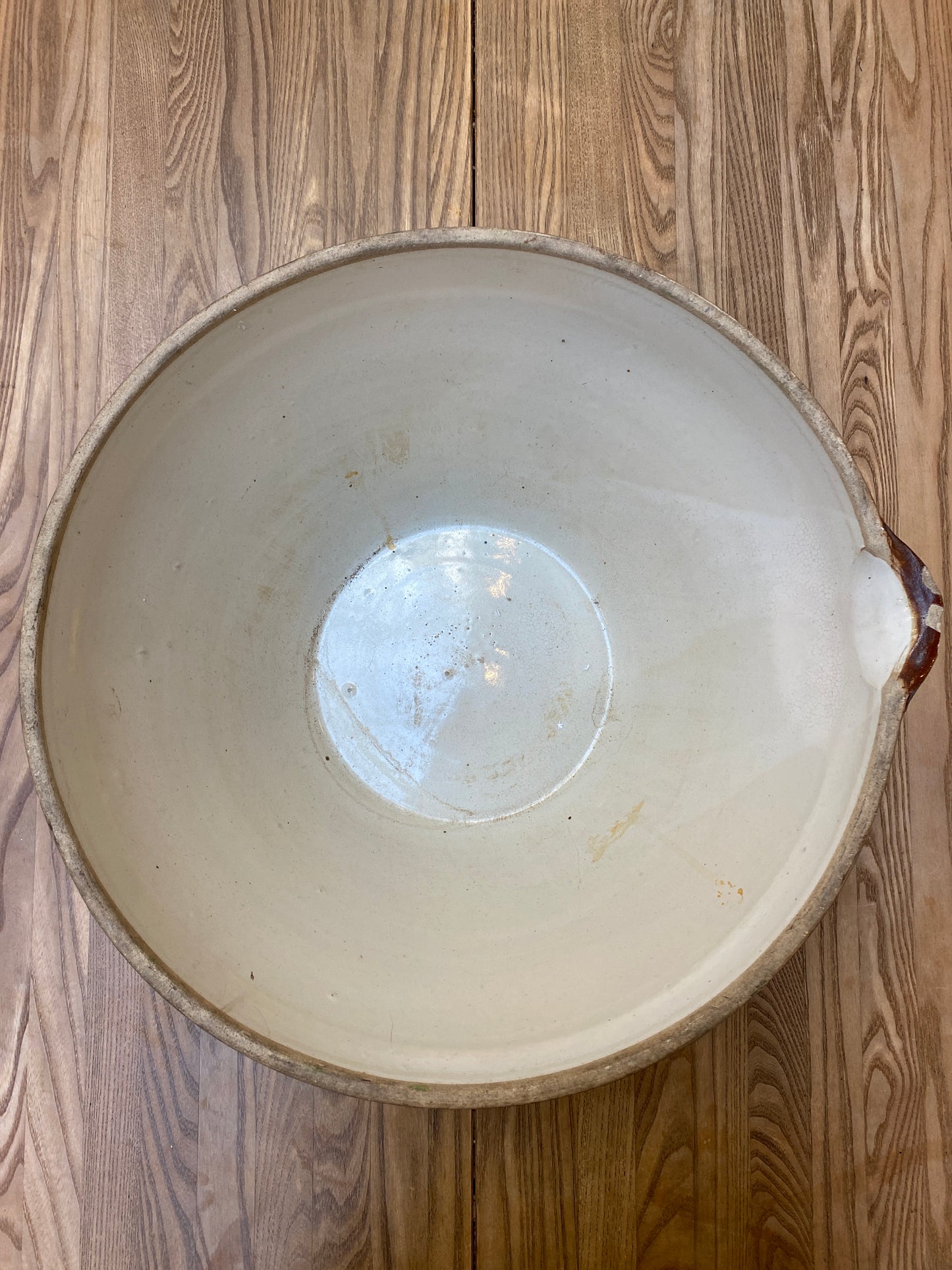 Giant Vintage French Mixing Bowl