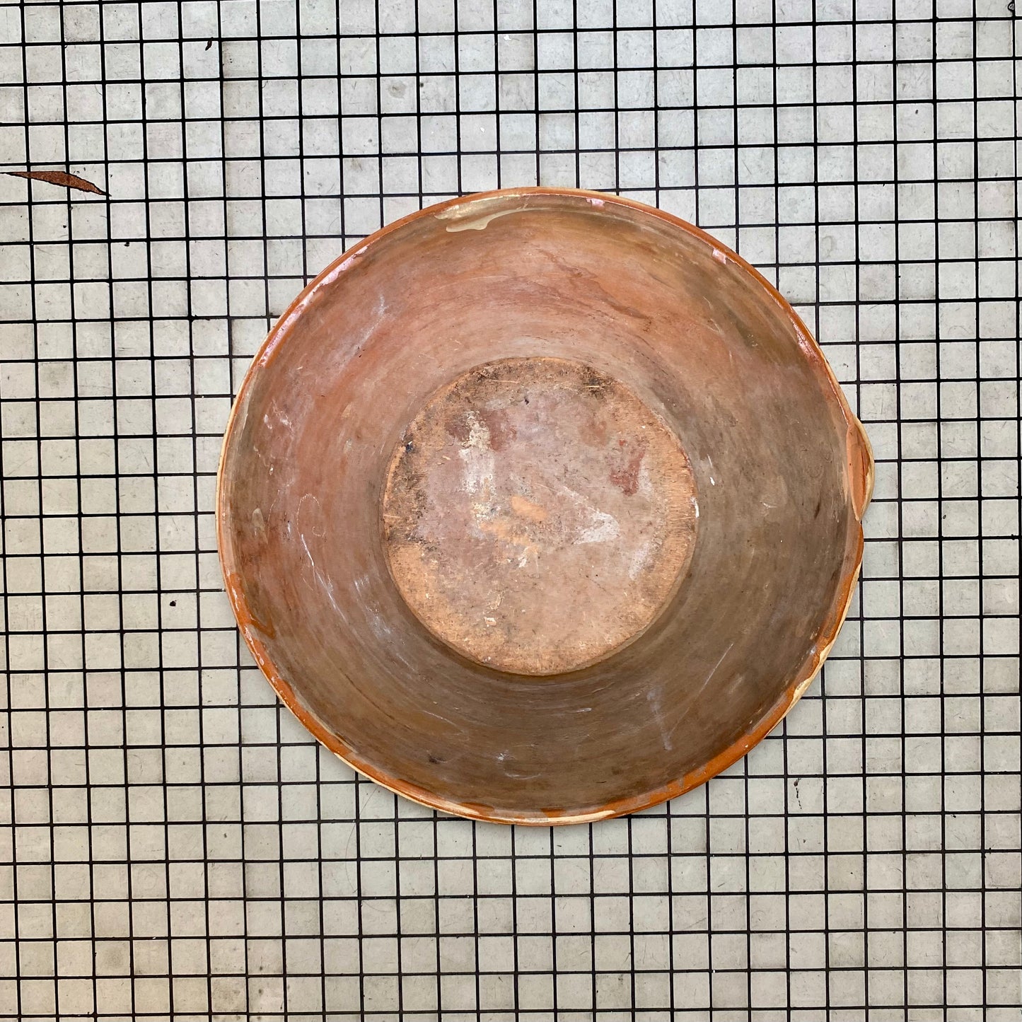 Vintage French Provençale Tian Bowl – Pale Yellow Glaze