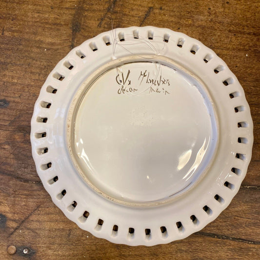 Moustiers Faïence Wall Plate