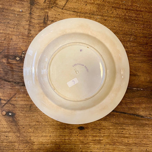 English Etruscan Vases Bowl – Mid-19th Century