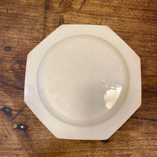 Creil & Montereau Pearled Dessert Plate – Antique French Porcelain
