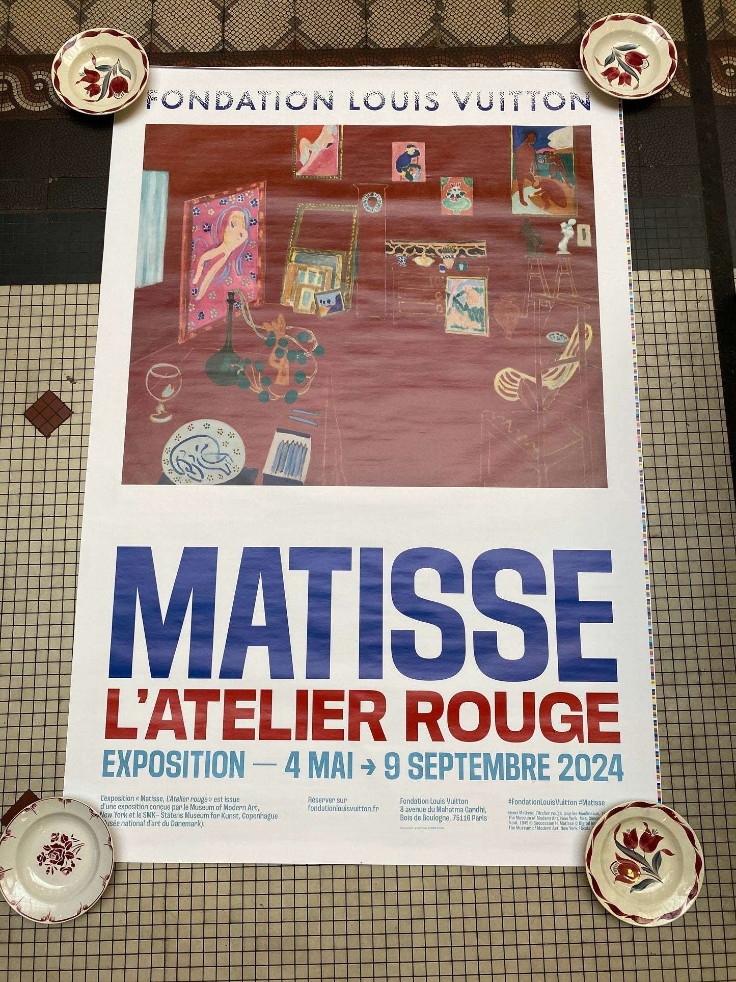 Museum-Scale Matisse “L’Atelier Rouge” Poster (175 × 120 cm)