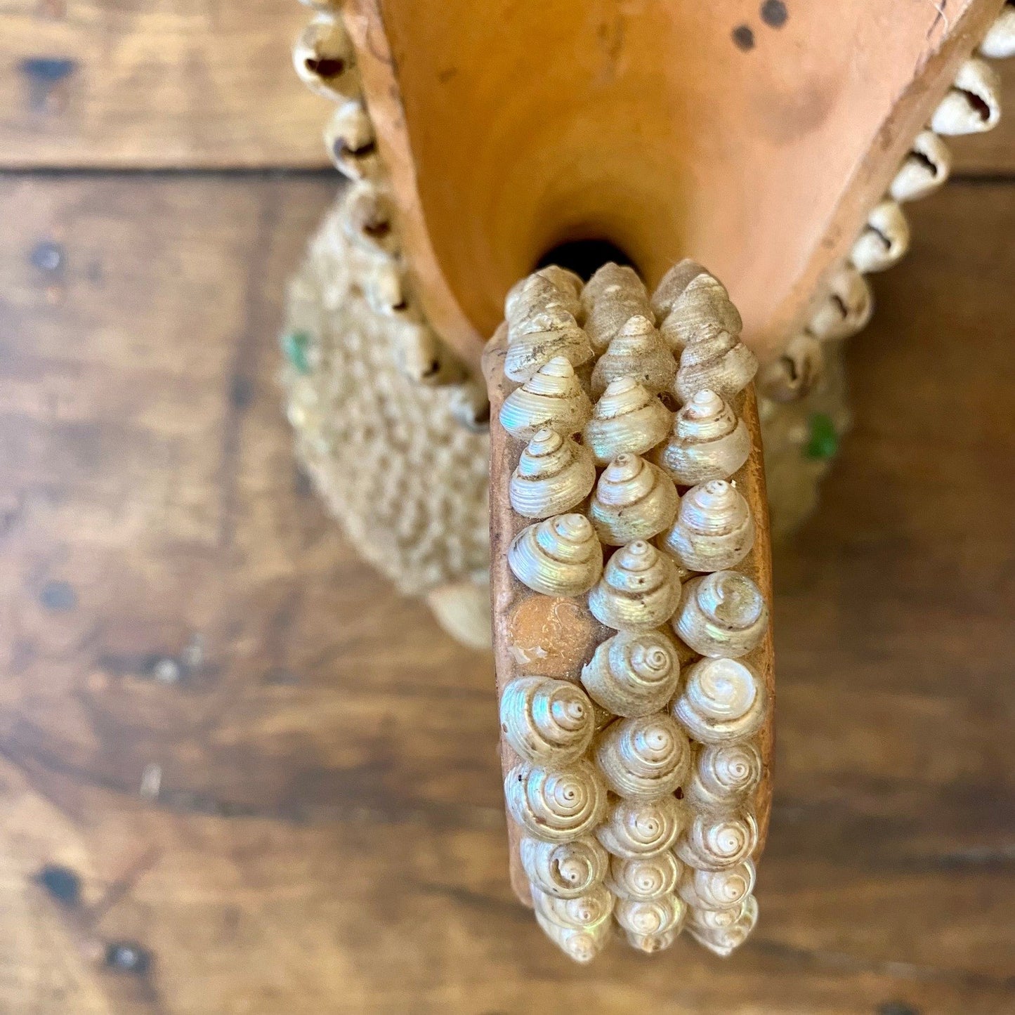 Vintage Shellwork Pitcher – 33 cm