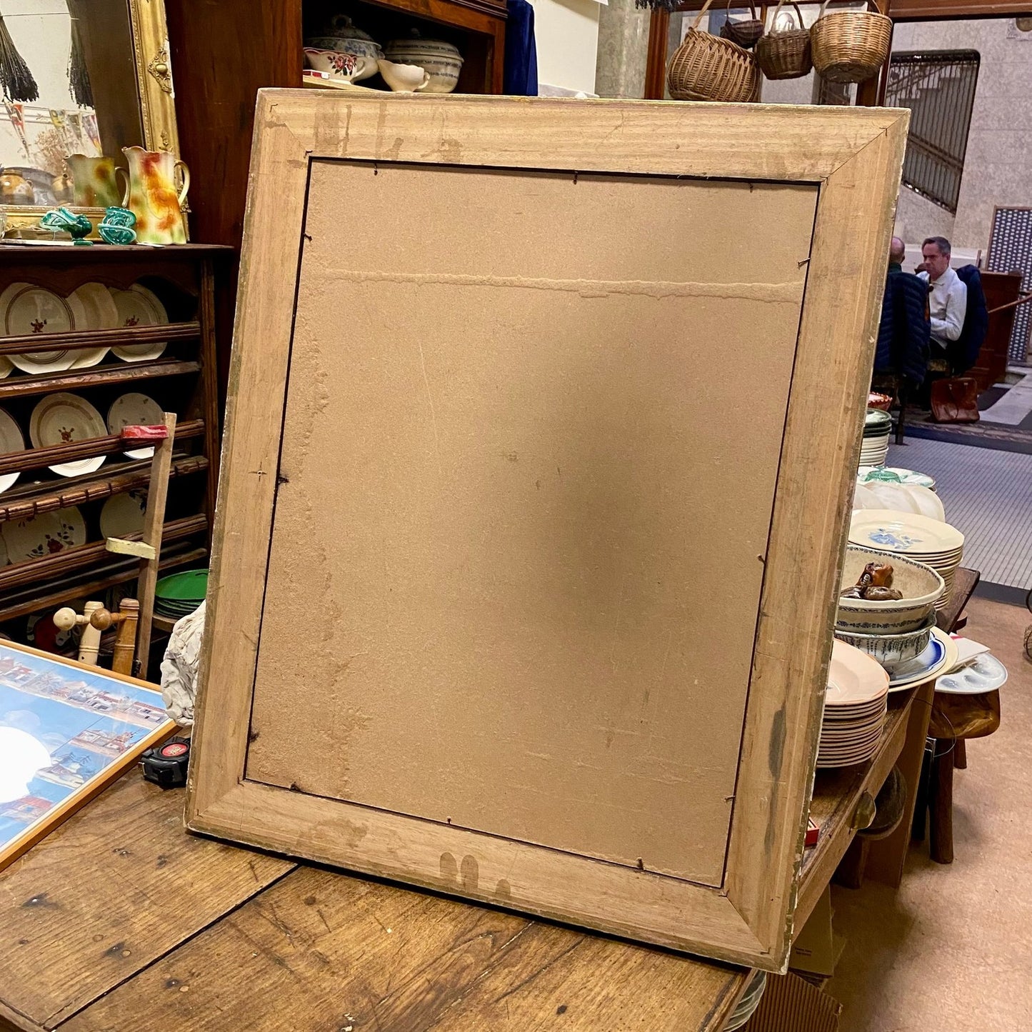 Pattern: French Vintage Mirror – Gilded Wooden Frame – Curiosité Göteborg | Fransk vintageinredning från Curiosité