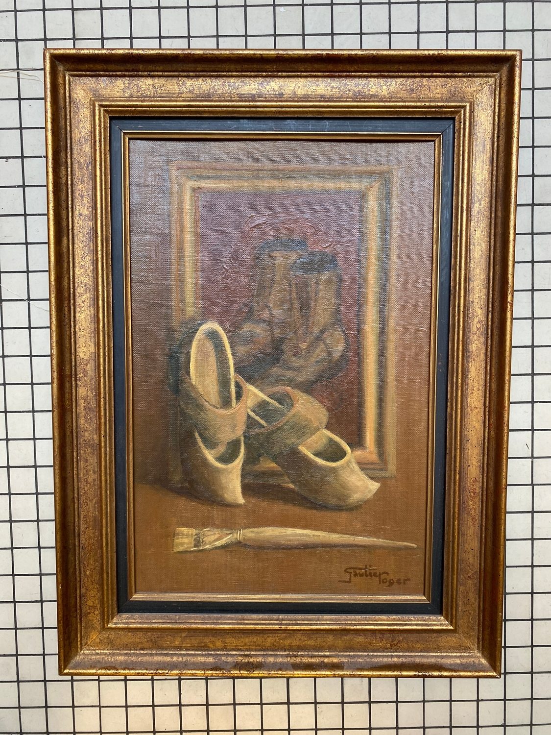 Pattern: Les Sabots by Roger Gautier – Curiosité Göteborg | Fransk vintageinredning från Curiosité