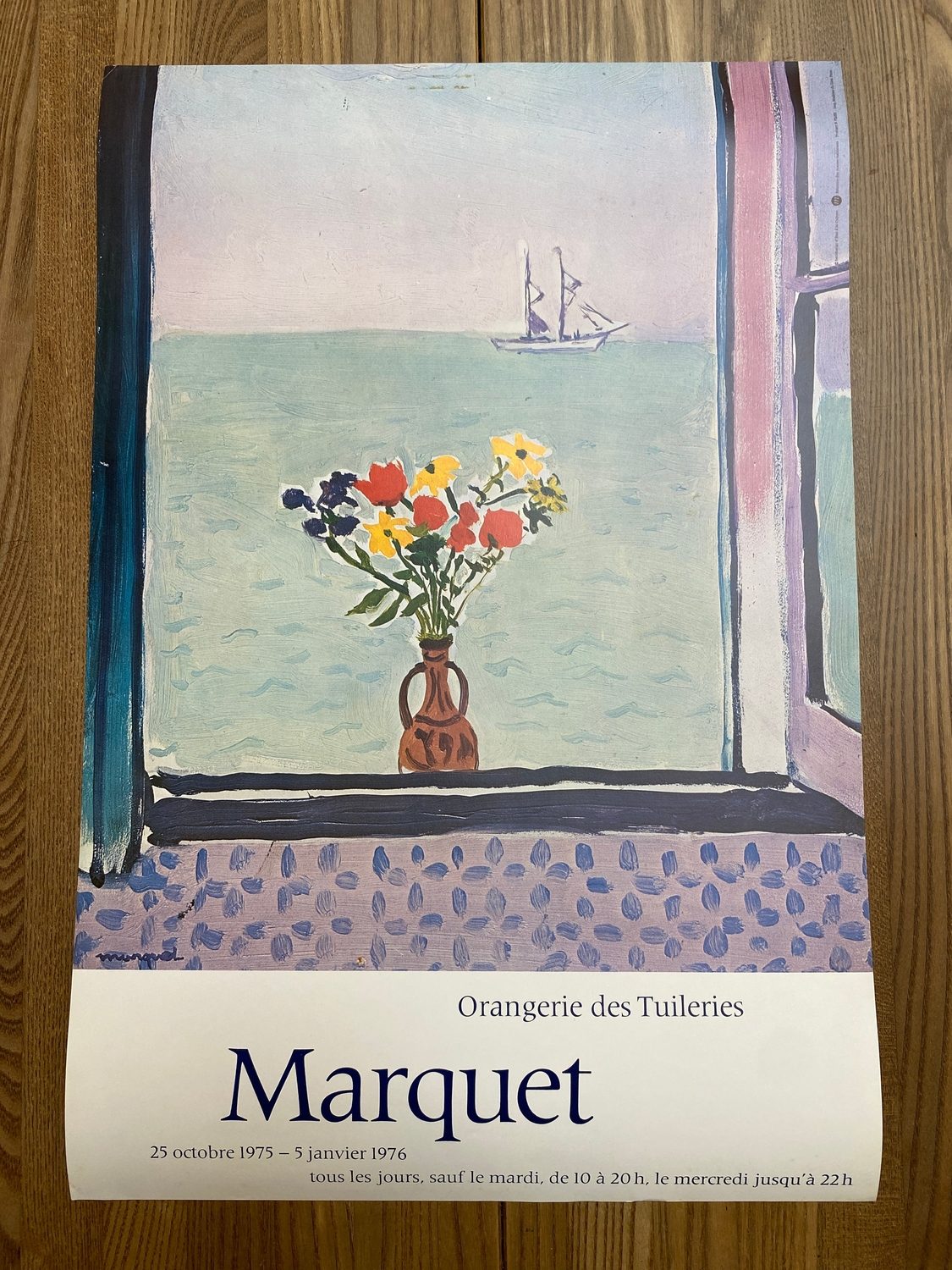 Pattern: Marquet poster 1975, Orangerie des Tuileries – Curiosité Göteborg | Fransk vintageinredning från Curiosité