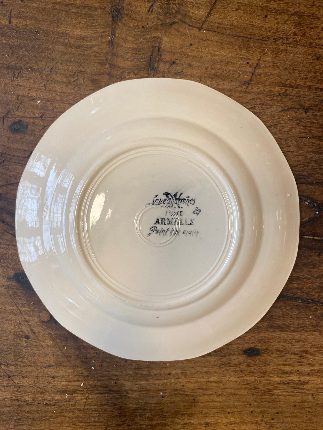 Pattern: Sarreguemines “Armelle” starter plate – Curiosité Göteborg | Fransk vintageinredning från Curiosité