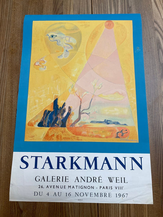 Pattern: Starkmann – Galerie André Weil, 1967 – Curiosité Göteborg | Fransk vintageinredning från Curiosité