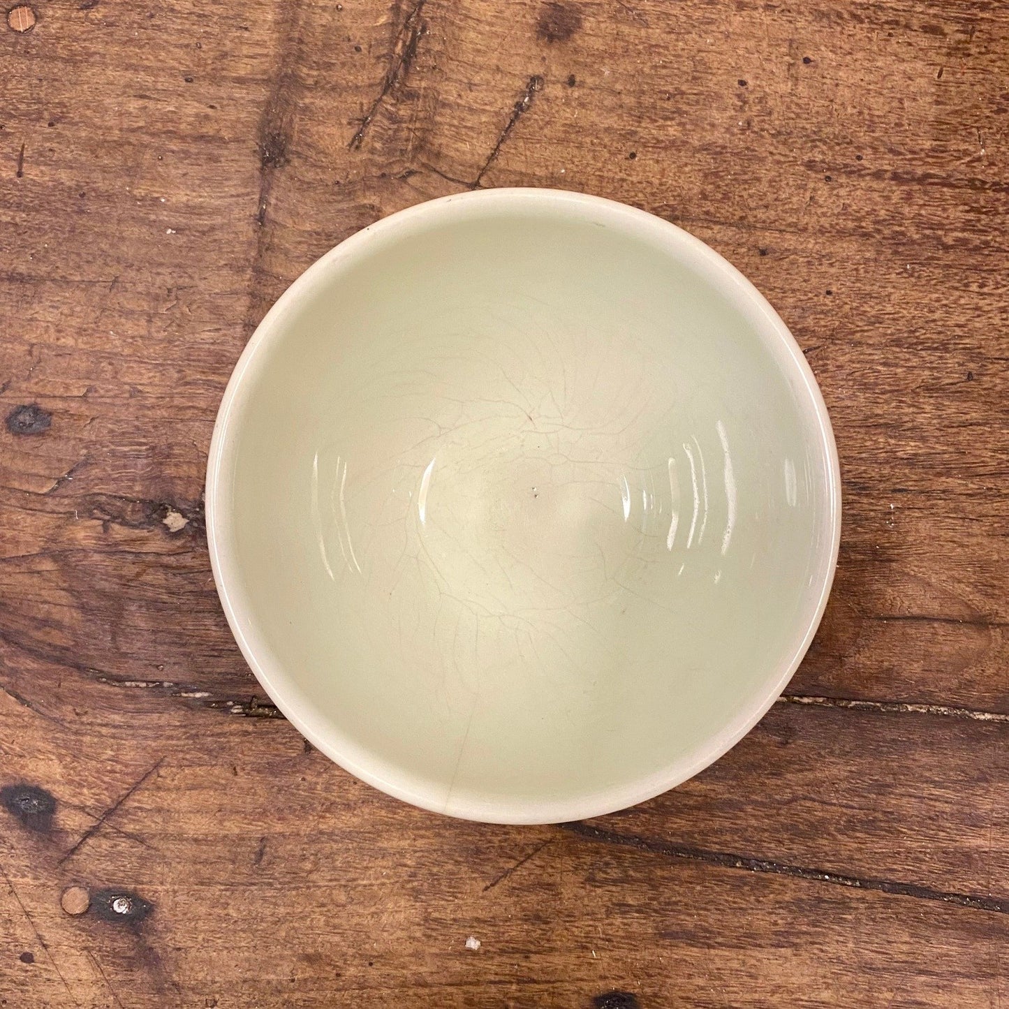 Vintage Café au Lait Bowl – Pale Green