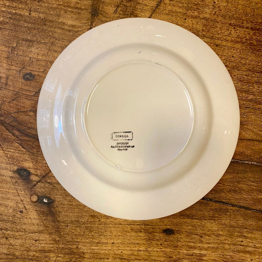 Pattern: Vintage French Sarreguemines “Corsica” Plate – Curiosité Göteborg | Fransk vintageinredning från Curiosité