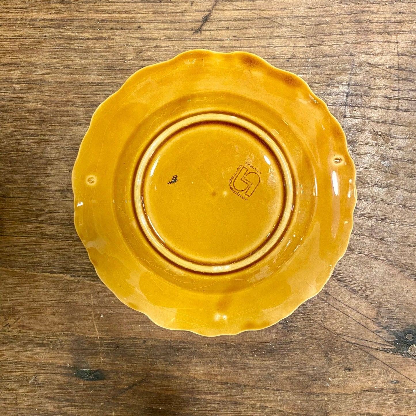 Pattern: Vintage Fruit Plate - Sarreguemines – Curiosité Göteborg | Fransk vintageinredning från Curiosité