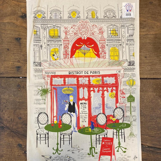Pattern: Brasserie Kitchen Towel – Made in France – Curiosité Göteborg | Fransk vintageinredning från Curiosité