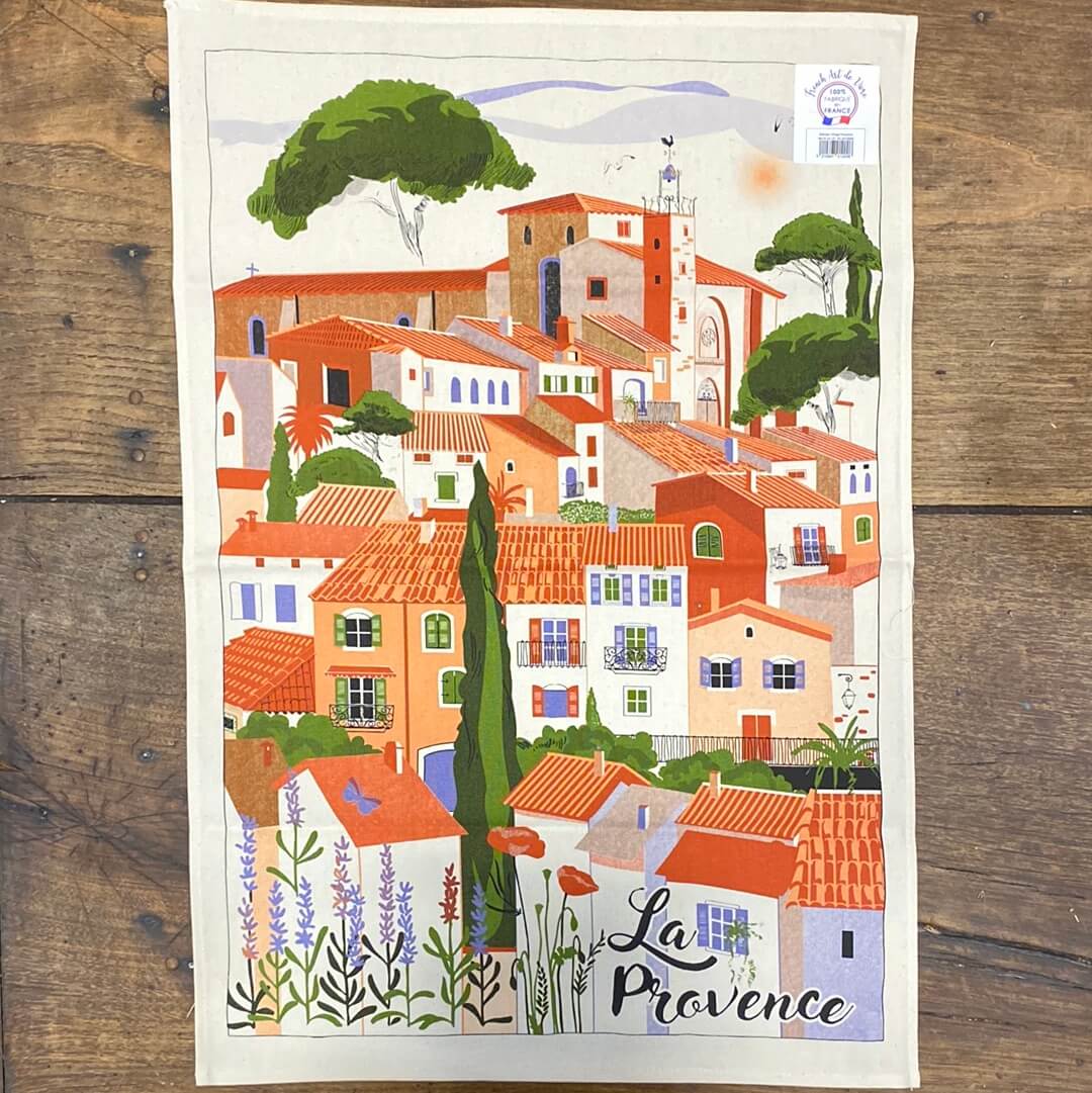 Pattern: La Provence Kitchen Towel – Made in France – Curiosité Göteborg | Fransk vintageinredning från Curiosité