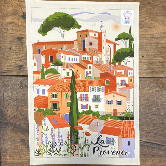 Pattern: La Provence Kitchen Towel – Made in France – Curiosité Göteborg | Fransk vintageinredning från Curiosité