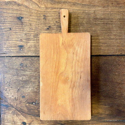 Vintage French Wooden Cutting Board – Thick