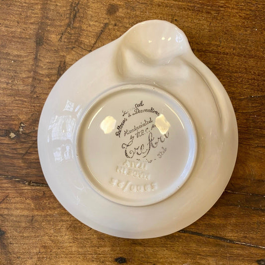 Vintage Italian Tre Art Seafood Serving Bowl – 28 cm