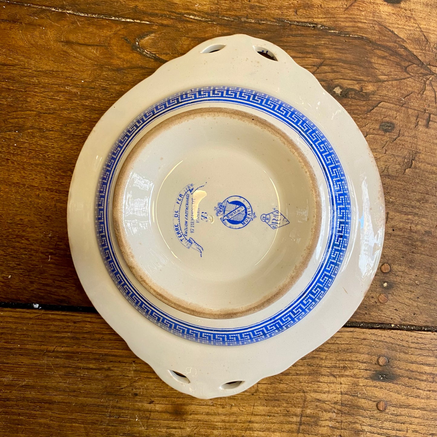Antique English Ironstone Serving Dish – B.W.M.&C