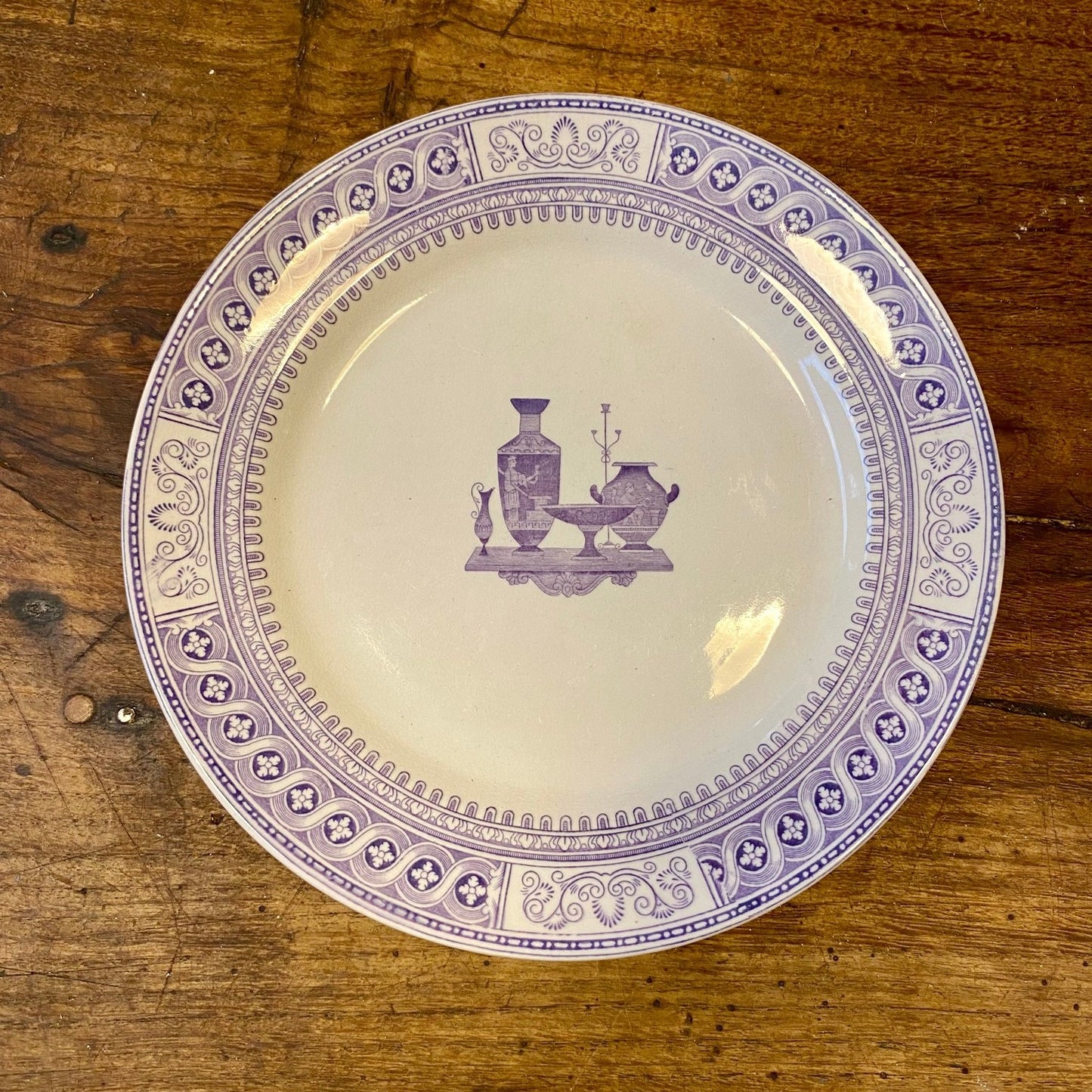 "Etruscan Vases" Transferware Plate